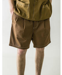 MONKEY TIME | ＜monkey time＞ TC TWILL WIDE SHORT stitch/ショートパンツ(その他パンツ)