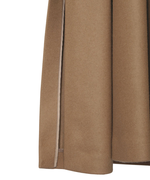 AMERI アメリ BELT FLARE LONG COAT コート キャメル Ameri（アメリ）の「BELT FLARE LONG COAT（チェスターコート