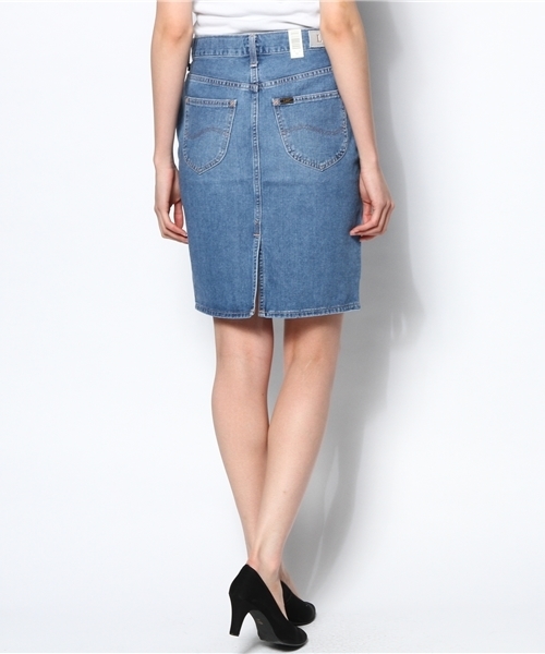 DISCOAT（ディスコート）の「【Discoat】Leeコラボデニムペンシルスカート（スカート・レディース・ホワイト/ブルー/ネイビー・MEDIUM/X-SMALL/SMALL）」の5枚目の写真
