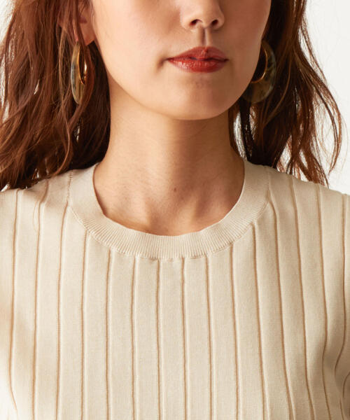 EMMEL REFINES（エメルリファインズ）の「〔ハンドウォッシャブル〕FC HW プリーツライク ノースリーブワンピース（ワンピース・レディース・ベージュ/ナチュラル・FREE）」の10枚目の写真