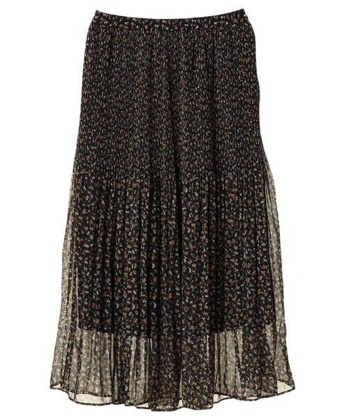 AMERICAN HOLIC（アメリカンホリック）の「シフォンプリーツロングスカート＊（スカート・レディース・ブラック/ネイビー/レッド/グリーン/ドット・FREE）」の16枚目の写真