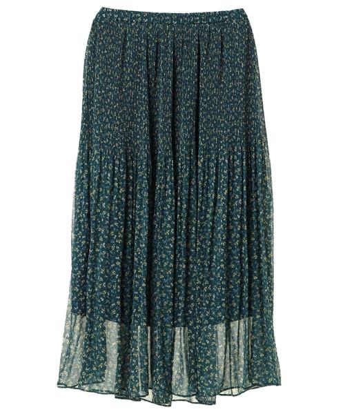 AMERICAN HOLIC（アメリカンホリック）の「シフォンプリーツロングスカート＊（スカート・レディース・ブラック/ネイビー/レッド/グリーン/ドット・FREE）」の15枚目の写真