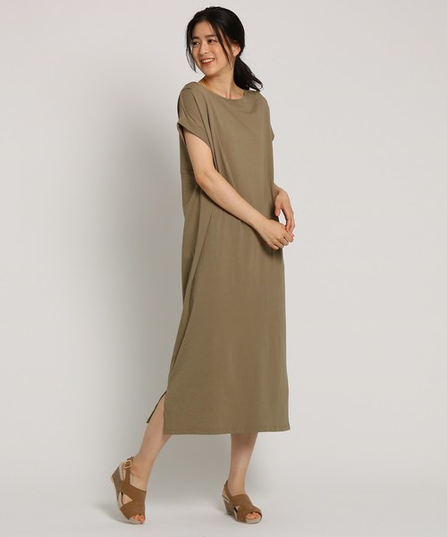 セール コットンバックツイストロングtシャツワンピース ワンピース The Shop Tk ザ ショップ ティーケー のファッション通販 Zozotown