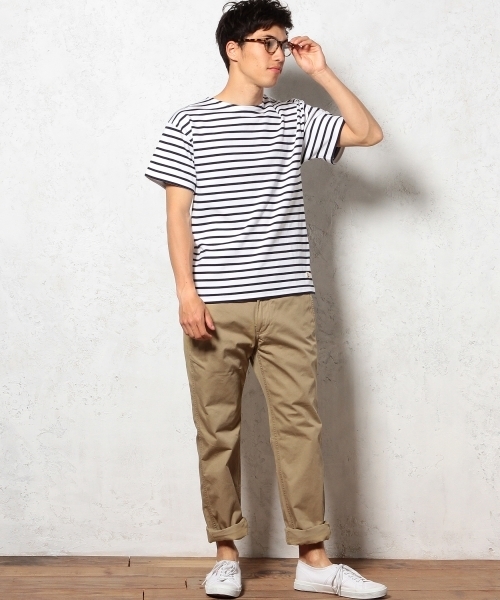 green label relaxing(グリーンレーベルリラクシング)の「SUPIMA MINI/HB チノパンツ ◆(チノパンツ・メンズ・ベージュ/オリーブ/その他1・X-LARGE/LARGE/SMALL/MEDIUM)」の12枚目の写真