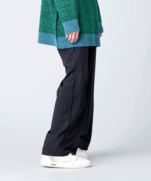 NOISE MAKER（ノイズメーカー）の「ストライプワイドパンツ（その他