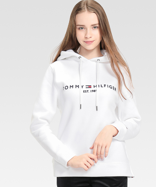 TOMMY HILFIGER(トミーヒルフィガー)の「ベーシック ロゴ パーカー(パーカー・レディース・ホワイト/ネイビー/ピンク/グレー/ブラック/パープル/イエロー/ピンク系その他/ブルー系その他/グレー系その他/ピンク系その他2/ホワイト系その他・SMALL/MEDIUM/X-SMALL/LARGE)」の21枚目の写真