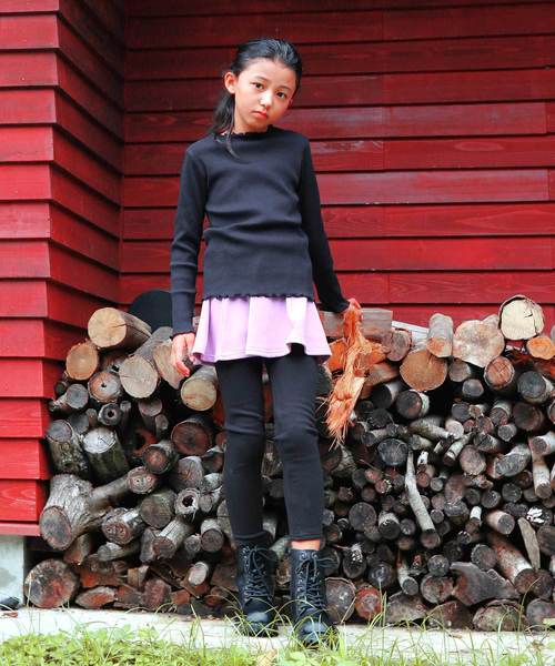 ever closet(エバークローゼット)の「裏起毛スカッツ(スカート)」|ラベンダー