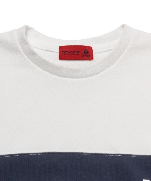 BEAMS T（ビームスティー）の「le coq sportif×BEAMS T / CREW SWEAT（スウェット・メンズ・ホワイト/ネイビー・SMALL/MEDIUM/LARGE）」の19枚目の写真