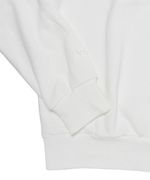 BEAMS T（ビームスティー）の「le coq sportif×BEAMS T / CREW SWEAT（スウェット・メンズ・ホワイト/ネイビー・SMALL/MEDIUM/LARGE）」の20枚目の写真
