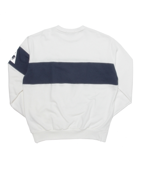 BEAMS T（ビームスティー）の「le coq sportif×BEAMS T / CREW SWEAT（スウェット・メンズ・ホワイト/ネイビー・SMALL/MEDIUM/LARGE）」の12枚目の写真