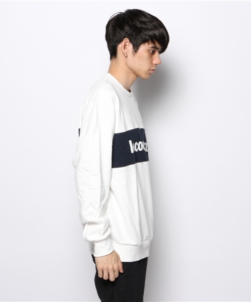 BEAMS T（ビームスティー）の「le coq sportif×BEAMS T / CREW SWEAT（スウェット・メンズ・ホワイト/ネイビー・SMALL/MEDIUM/LARGE）」の5枚目の写真