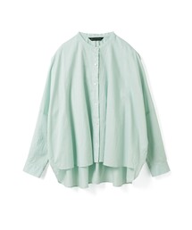 mizuiroind（ミズイロインド）の「mizuiro ind バックギャザーワイドシャツ（シャツ/ブラウス）」