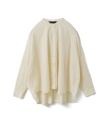 mizuiroind（ミズイロインド）の「mizuiro ind バックギャザーワイドシャツ（シャツ/ブラウス）」