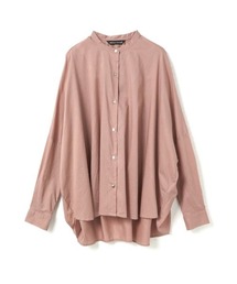 mizuiroind（ミズイロインド）の「mizuiro ind バックギャザーワイドシャツ（シャツ/ブラウス）」