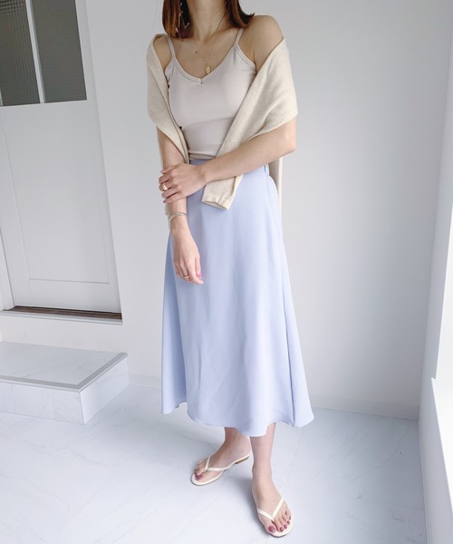 CLEA（クレア）の「カップ付き バックオープン キャミソール（キャミソール・レディース・ブラック/アイボリー/ホワイト/ミント/ブラウン/キャメル・FREE）」の10枚目の写真