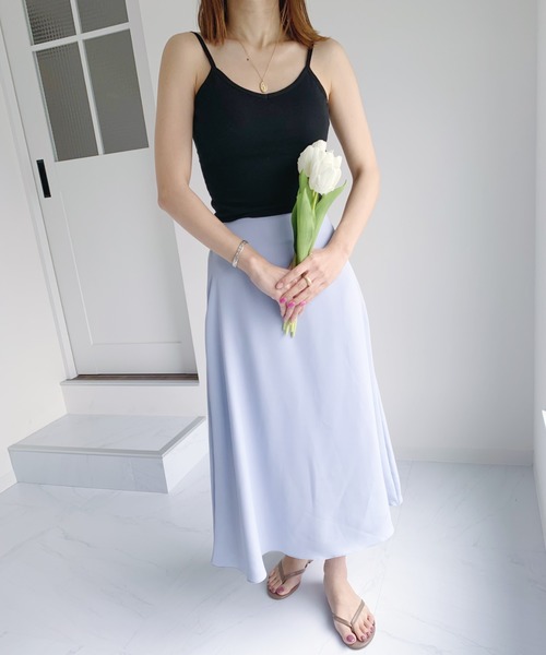 CLEA（クレア）の「カップ付き バックオープン キャミソール（キャミソール・レディース・ブラック/アイボリー/ホワイト/ミント/ブラウン/キャメル・FREE）」の12枚目の写真