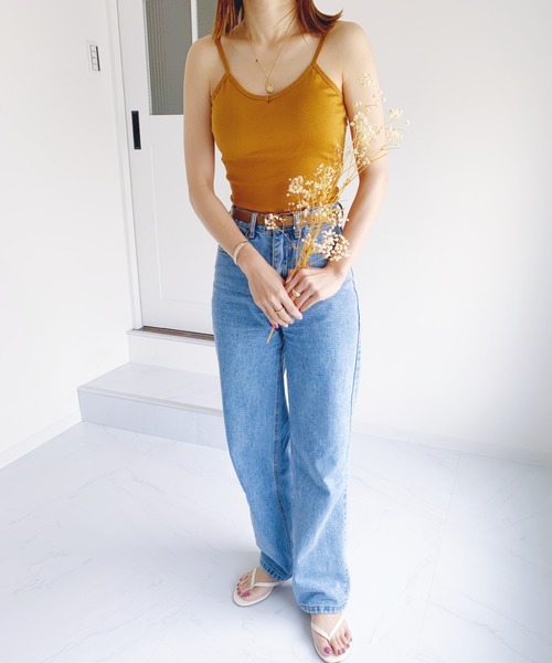 CLEA（クレア）の「カップ付き バックオープン キャミソール（キャミソール・レディース・ブラック/アイボリー/ホワイト/ミント/ブラウン/キャメル・FREE）」の16枚目の写真