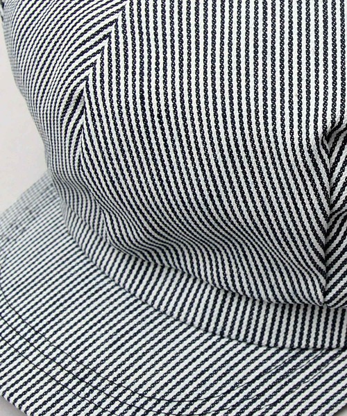 Ruben（ルーベン）の「ビッグシルエット デニムキャスケット（キャスケット・メンズ・ブラック/ネイビー/ストライプ・FREE）」の16枚目の写真