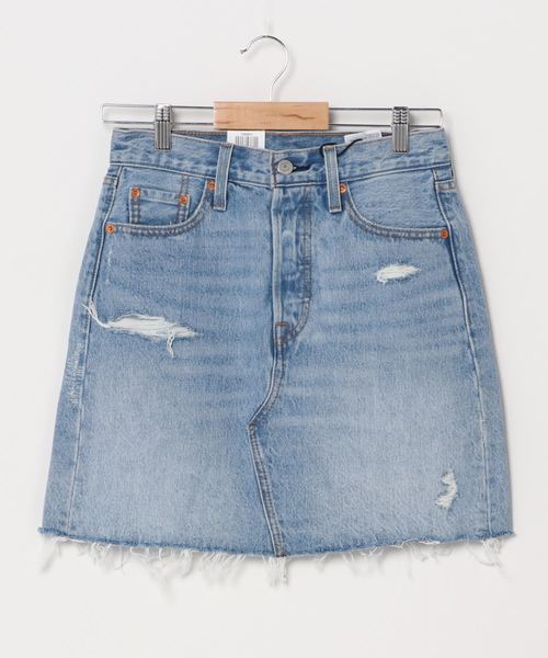 Levi's(リーバイス)の「HR DECON ICNIC BFLY SKRT GATEWAY(デニムスカート・レディース・インディゴブルー・24inch/25inch/26inch/27inch/28inch)」の1枚目の写真