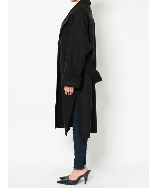 GYDA（ジェイダ）の「サイドスリットロングコート（テーラードジャケット・レディース・ブラック/ブラウン/その他1・FREE）」の6枚目の写真