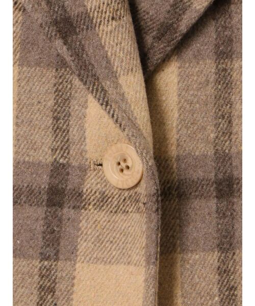 GYDA（ジェイダ）の「サイドスリットロングコート（テーラードジャケット・レディース・ブラック/ブラウン/その他1・FREE）」の21枚目の写真