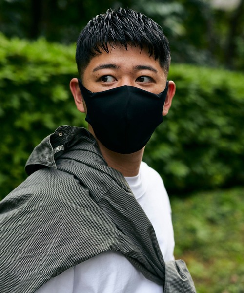 PR01.（ピーアールワン）の「(日本製) ドライフィットマスク／DRY FIT MASK made in JAPAN（マスク・レディース・ホワイト/ブラック/ベージュ/ネイビー/グレー・SMALL/MEDIUM）」の3枚目の写真