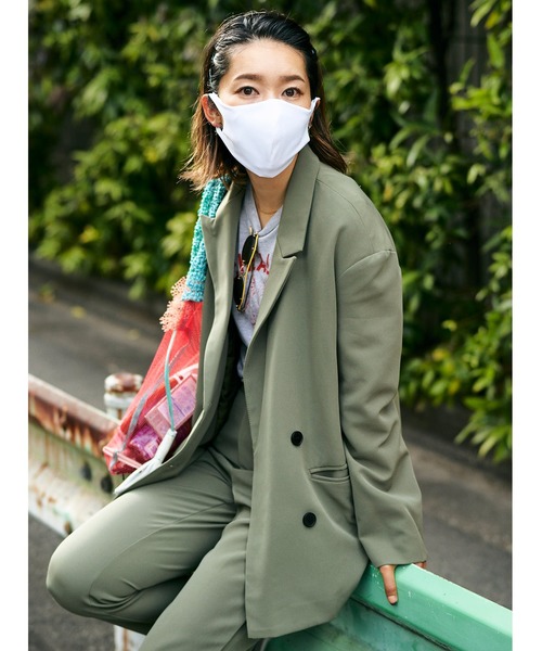 PR01.（ピーアールワン）の「(日本製) ドライフィットマスク／DRY FIT MASK made in JAPAN（マスク・レディース・ホワイト/ブラック/ベージュ/ネイビー/グレー・SMALL/MEDIUM）」の10枚目の写真