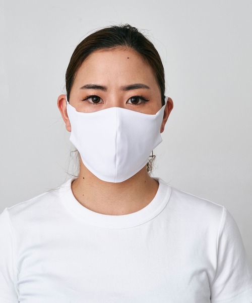 PR01.（ピーアールワン）の「(日本製) ドライフィットマスク／DRY FIT MASK made in JAPAN（マスク・レディース・ホワイト/ブラック/ベージュ/ネイビー/グレー・SMALL/MEDIUM）」の8枚目の写真