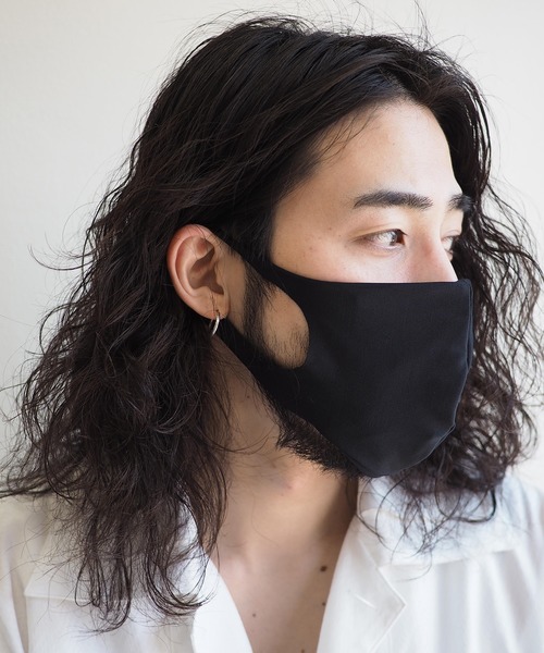 PR01.（ピーアールワン）の「(日本製) ドライフィットマスク／DRY FIT MASK made in JAPAN（マスク・レディース・ホワイト/ブラック/ベージュ/ネイビー/グレー・SMALL/MEDIUM）」の7枚目の写真