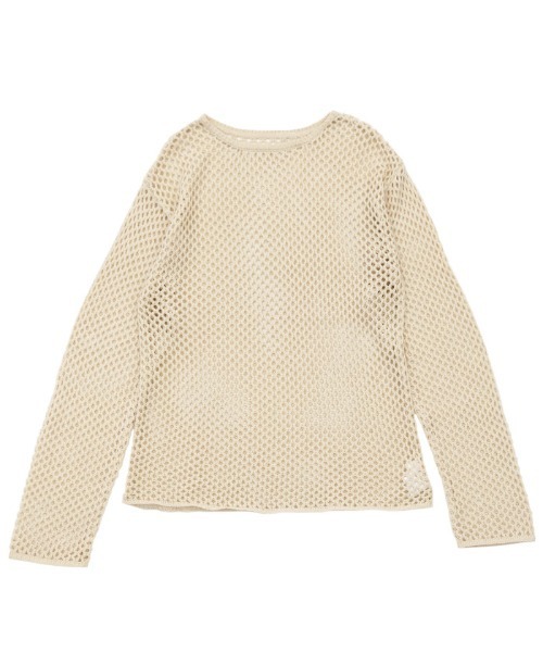 select MOCA(セレクトモカ)の「2021 AW 透かし編みニットトップス(ニット/セーター・レディース・アイボリー/ダークブラウン/ライトベージュ・FREE)」の22枚目の写真