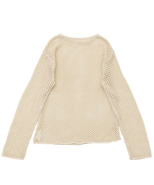 select MOCA(セレクトモカ)の「2021 AW 透かし編みニットトップス(ニット/セーター・レディース・アイボリー/ダークブラウン/ライトベージュ・FREE)」の21枚目の写真