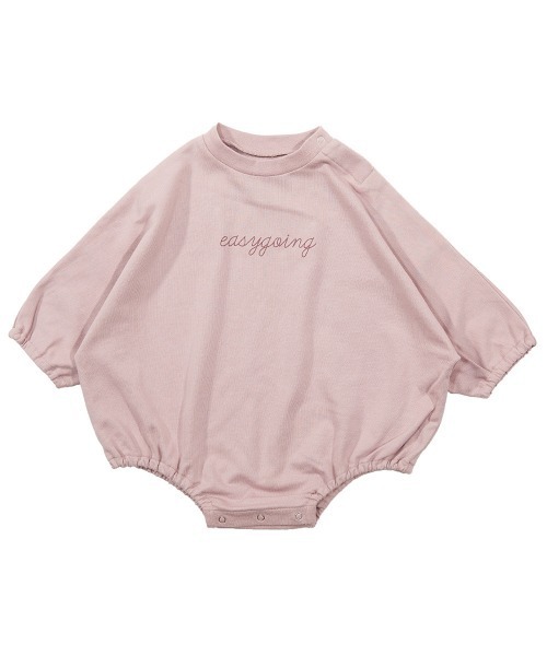 devirock（デビロック）の「スウェットロゴロンパース（ロンパース・キッズ・オフホワイト/スミクロ/パープル系その他/杢グレー/ブルーグレー・70cm/80ｃｍ）」の17枚目の写真