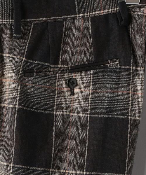 District（ディストリクト）の「＜District（ディストリクト）＞ オンブレ チェック 2プリーツ ワイド パンツ（その他パンツ・メンズ・ブラック・XS/L/M/S）」の10枚目の写真