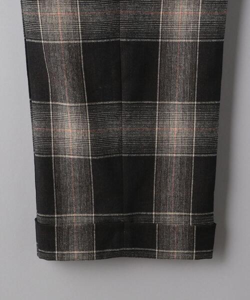 District（ディストリクト）の「＜District（ディストリクト）＞ オンブレ チェック 2プリーツ ワイド パンツ（その他パンツ・メンズ・ブラック・XS/L/M/S）」の12枚目の写真