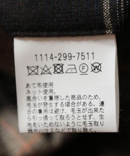 District（ディストリクト）の「＜District（ディストリクト）＞ オンブレ チェック 2プリーツ ワイド パンツ（その他パンツ・メンズ・ブラック・XS/L/M/S）」の14枚目の写真