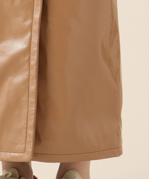 ME COUTURE（ミークチュール）の「エナメルロングスカート（スカート・レディース・ベージュ/ラベンダー・0/1）」の9枚目の写真