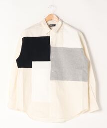 CRAFT STANDARD BOUTIQUE | 前身頃アラン柄デザインシャツ(シャツ/ブラウス)