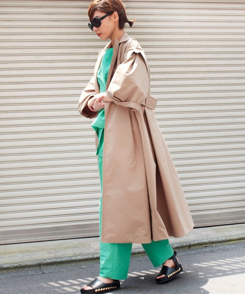 AVIE（アビィ）の「ボリュームスリーブタックコート（その他アウター