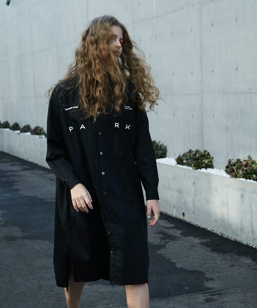 FRAPBOIS（フラボア）の「PARKシャツ ワンピース（ワンピース・レディース・ホワイト/ブラック・1/2）」の22枚目の写真