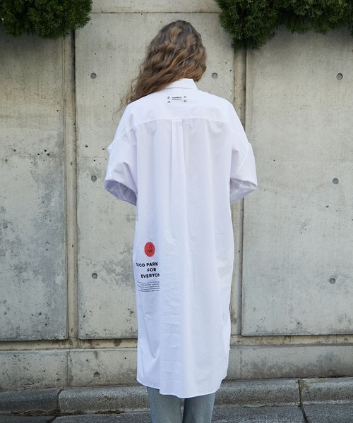 FRAPBOIS（フラボア）の「PARKシャツ ワンピース（ワンピース・レディース・ホワイト/ブラック・1/2）」の6枚目の写真