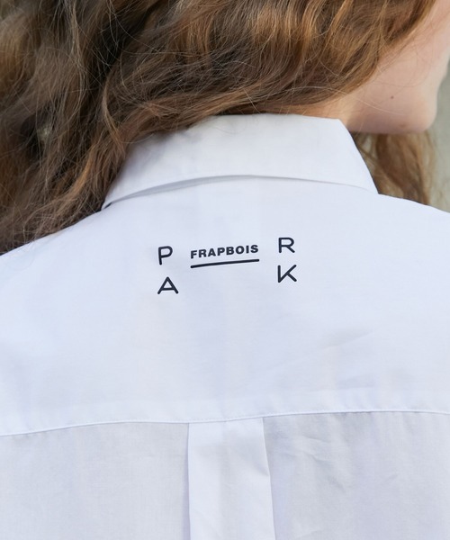 FRAPBOIS（フラボア）の「PARKシャツ ワンピース（ワンピース・レディース・ホワイト/ブラック・1/2）」の8枚目の写真