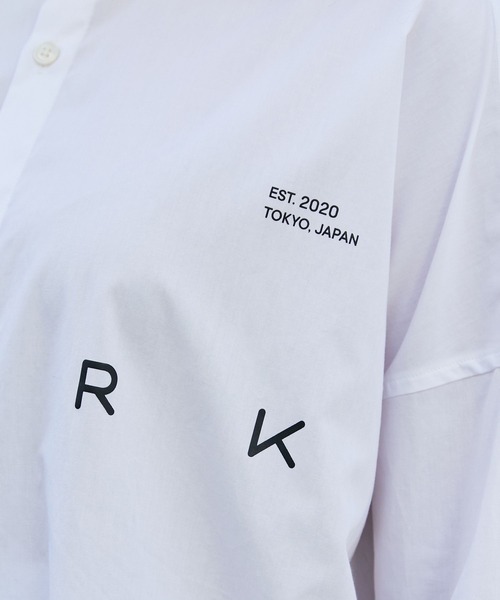 FRAPBOIS（フラボア）の「PARKシャツ ワンピース（ワンピース・レディース・ホワイト/ブラック・1/2）」の10枚目の写真