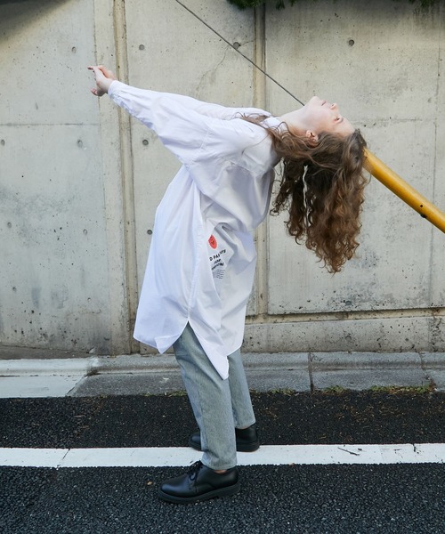 FRAPBOIS（フラボア）の「PARKシャツ ワンピース（ワンピース・レディース・ホワイト/ブラック・1/2）」の14枚目の写真