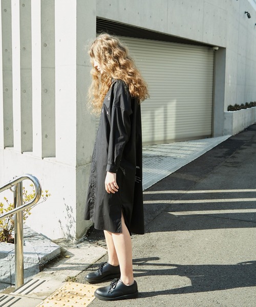 FRAPBOIS（フラボア）の「PARKシャツ ワンピース（ワンピース・レディース・ホワイト/ブラック・1/2）」の17枚目の写真