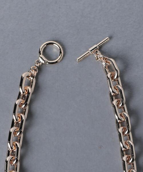 UNITED ARROWS（ユナイテッドアローズ）の「UBCMD AZK THICK ネックレス（ネックレス・レディース・シルバー/ゴールド・FREE）」の5枚目の写真