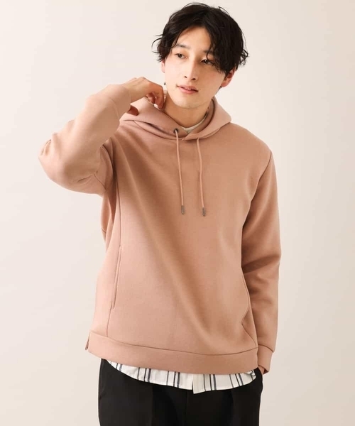 a.v.v（アーヴェヴェ）の「ライトダンボールプルオーバーパーカー[WEB限定サイズ]（パーカー・メンズ・ピンク/クリーム/ライトブルー/アイボリー/ベージュ/ミント・44/46/48/50/52）」の6枚目の写真