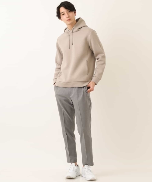 a.v.v（アーヴェヴェ）の「ライトダンボールプルオーバーパーカー[WEB限定サイズ]（パーカー・メンズ・ピンク/クリーム/ライトブルー/アイボリー/ベージュ/ミント・44/46/48/50/52）」の14枚目の写真