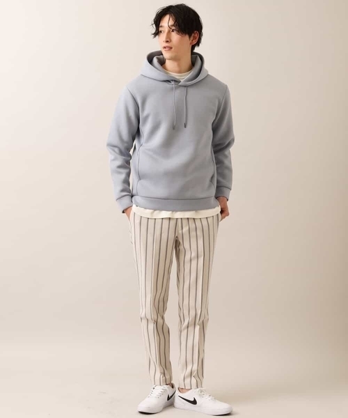 a.v.v（アーヴェヴェ）の「ライトダンボールプルオーバーパーカー[WEB限定サイズ]（パーカー・メンズ・ピンク/クリーム/ライトブルー/アイボリー/ベージュ/ミント・44/46/48/50/52）」の20枚目の写真