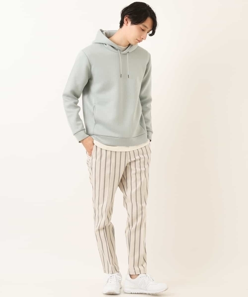 a.v.v（アーヴェヴェ）の「ライトダンボールプルオーバーパーカー[WEB限定サイズ]（パーカー・メンズ・ピンク/クリーム/ライトブルー/アイボリー/ベージュ/ミント・44/46/48/50/52）」の22枚目の写真