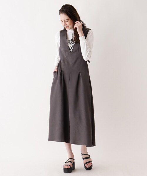 SOUP（スープ）の「◆コードプラットフォームサンダル（サンダル・レディース・サンドベージュ/ブラック・35/40/30）」の9枚目の写真